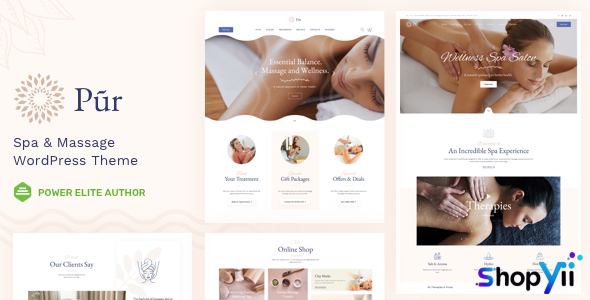 Pur v13.6 - Wellness & Spa WordPress Theme