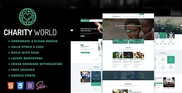 Charity World - Crowdfunding & Nonprofit