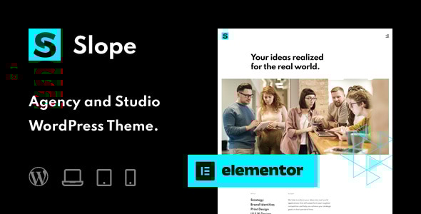 Slope v1.0.8 - Agency & Studio WordPress Theme