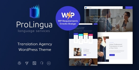 ProLingua v1.1.6 - Translation Services WordPress Theme