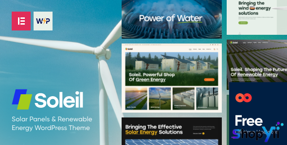 Soleil v1.1.1 - Solar Panels & Renewable Energy WordPress Theme
