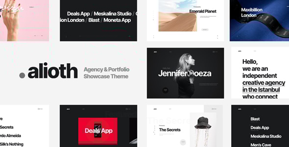 Alioth v1.2.0 - Agency & Portfolio Showcase Theme