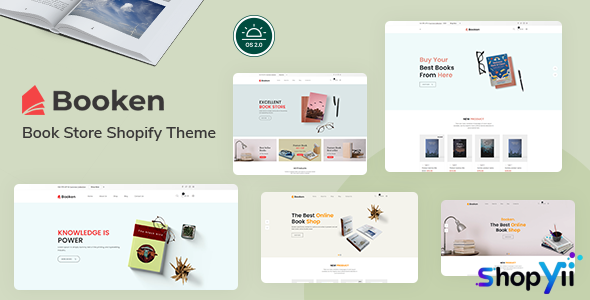 Booken v1.0.2- Book Store Shopify Theme