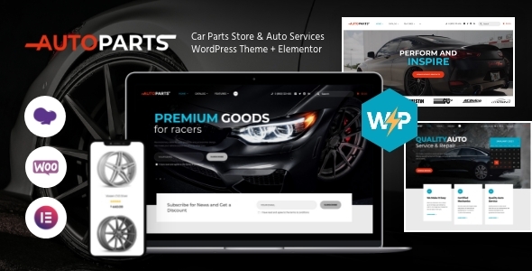Autoparts v1.5.8 - Car Parts Store & Auto Services WordPress Theme + Elementor