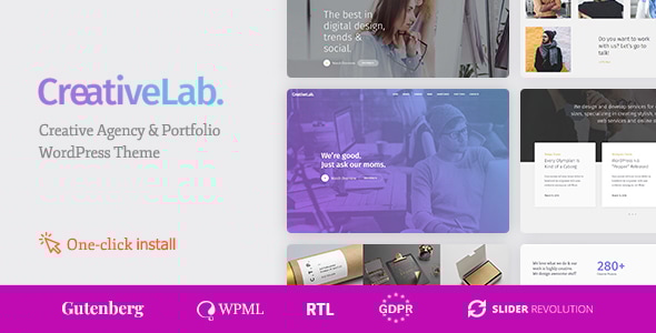 Creative Lab v1.1.7 - Creative Studio Portfolio & Agency