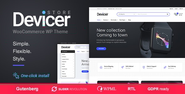 Devicer v1.2.0 - Electronics, Mobile & Tech Store