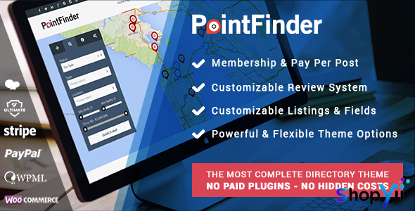 Point Finder v2.2.3 - Versatile Directory and Real Estate
