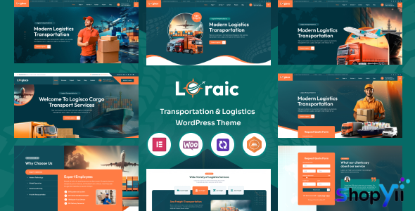 Loraic v1.0.4 - Transportation & Logistics WordPress Theme