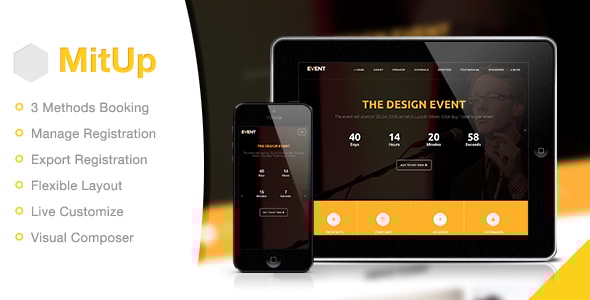 MitUp v1.2.8 - Event & Conference WordPress Theme