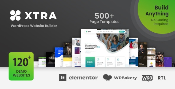 Xtra v4.9.5 - Multipurpose WordPress Theme + RTL