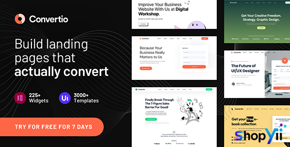 Convertio v2.0.6 - Conversion Optimized Landing Page Theme
