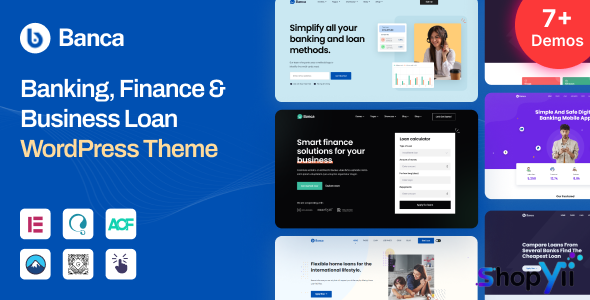 Banca v1.4.0 - Banking, Finance & Business Loan WordPress Theme
