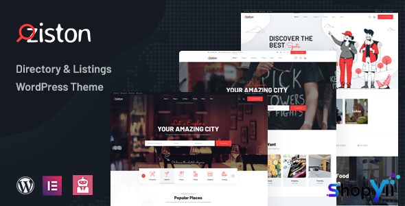 Ziston v1.2.8 - Directory Listing WordPress Theme
