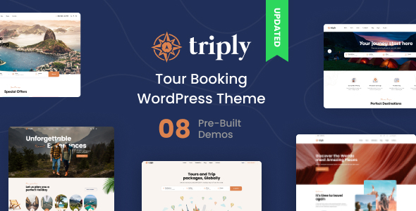 Triply v2.3.1 - Tour Booking WordPress Theme