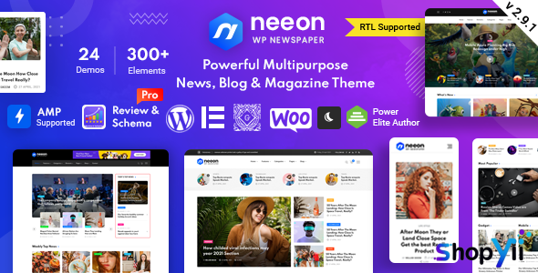 Neeon v3.0.8 - WordPress News Magazine Theme