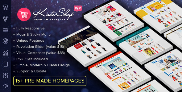 KuteShop v4.1.3 - Multipurpose WooCommerce Wordpres Theme