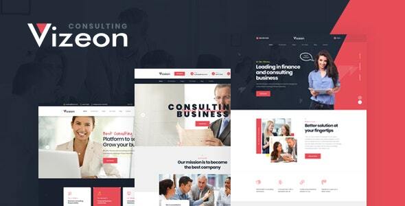 Vizeon v1.0.8 - Business Consulting WordPress Themes