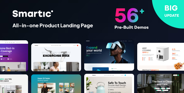 Smartic v2.0.4 - Product Landing Page WooCommerce Theme