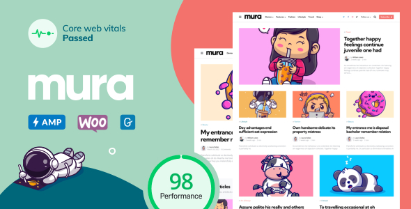 Mura v1.6.8 - WordPress Theme for Content Creators