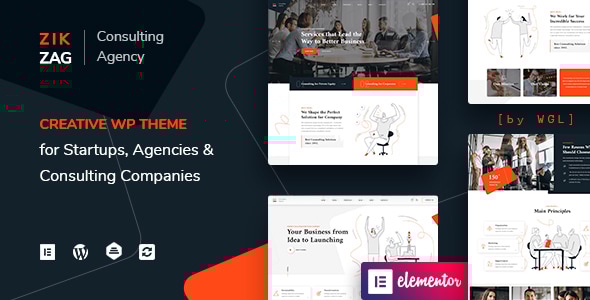 ZikZag v1.4.4 - Consulting & Agency WordPress Theme
