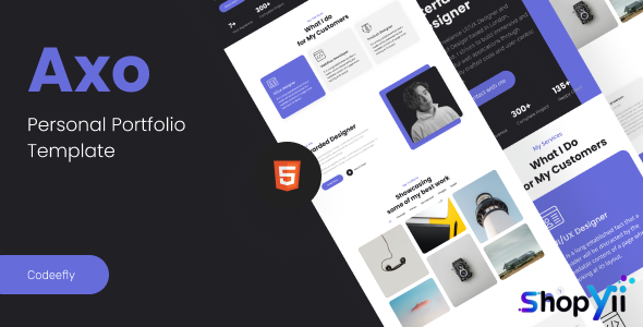 Axo - Personal Portfolio Template