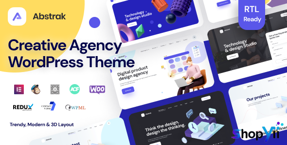 Abstrak v1.4.7 - Creative Agency Theme