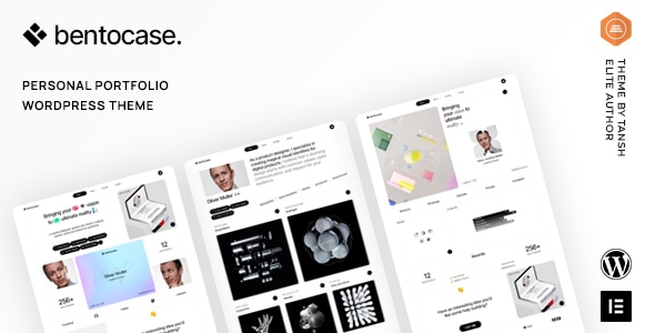 Bentocase v1.0.5 - Personal Portfolio WordPress Theme