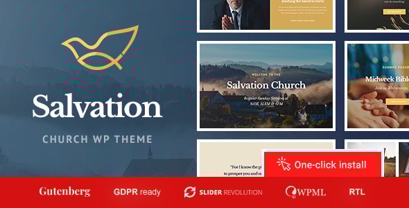 Salvation v1.1.8 - Church & Religion WP Theme
