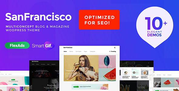 SanFrancisco v1.17 - MultiConcept Blog & Magazine WordPress Theme