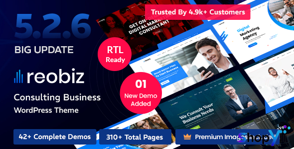 Reobiz v5.1.6 - Consulting Business WordPress Theme