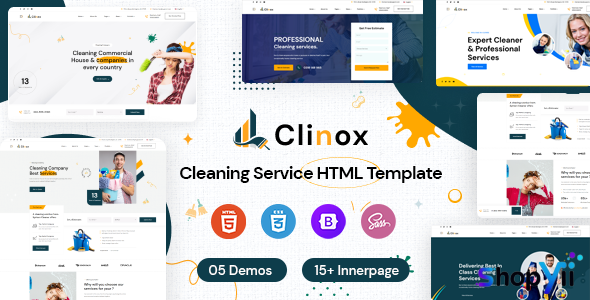 Clinox - Cleaning Services HTML Template