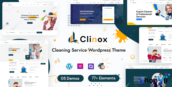 Clinox v1.0.5 - Cleaning Services WordPress Theme