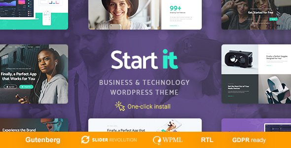 Start It v1.1.6 - Technology & Startup WP Theme