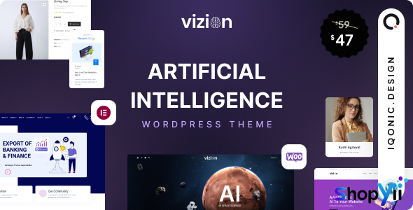 Vizion 4.1.4 - Artificial Intelligence AI WordPress Theme