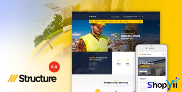 Structure v7.1.9 - Construction WordPress Theme