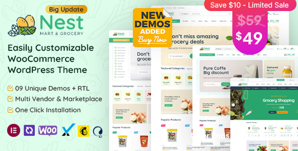 Nest v1.5.1 - Grocery Store WooCommerce WordPress Theme