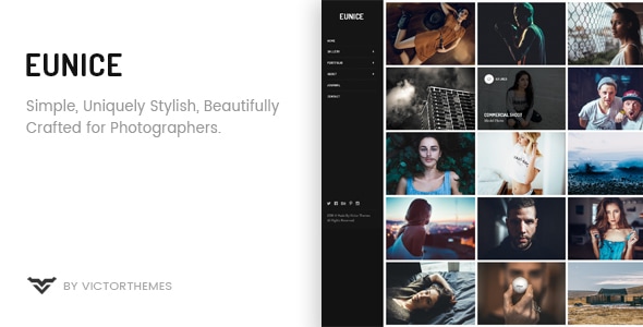 Eunice v1.9.0 - Photography Portfolio WordPress Theme