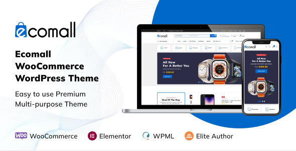 Ecomall v1.1.8 - Elementor Electronics WooCommerce Theme