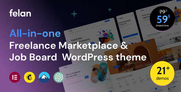 Felan v1.0.7 - Freelance Marketplace and Job Board WordPress Theme
