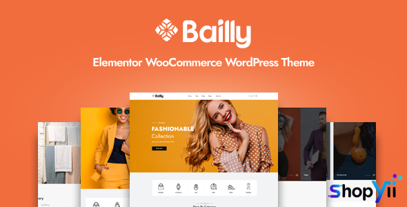 Bailly v1.0.9 - Elementor WooCommerce WordPress Theme