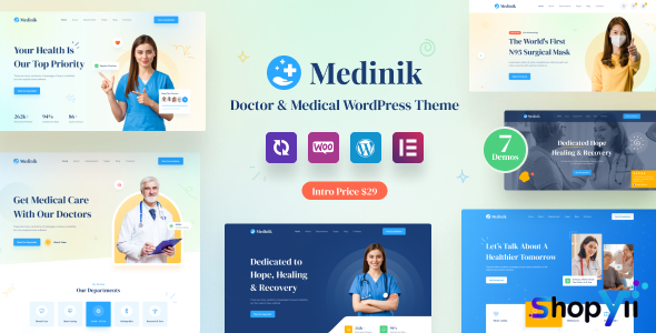 Medinik v1.3 - Doctor & Medical WordPress Theme