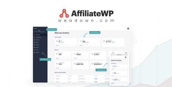 AffiliateWP 2.27.7 + Addons – Affiliate Marketing WordPress Plugin