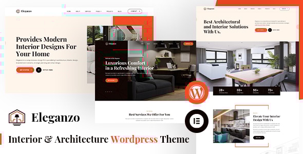 Eleganzo v1.0 - Interior & Architecture WordPress Theme