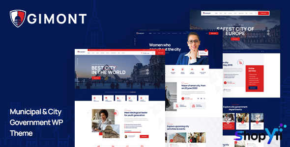 Gimont v1.1.5 - City Government WordPress Theme