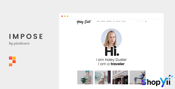 Impose Blog v1.1.9 - A WordPress Blog Theme For Bloggers