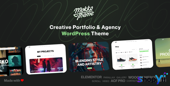 Mokko v1.1.1 - Creative Portfolio & Agency WordPress Theme