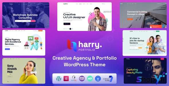 Harry v1.2.5 - Creative Agency & Portfolio WordPress Theme + RT