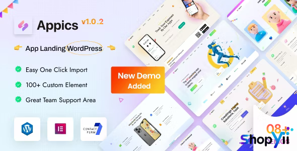 Appics v1.0.2 - app landing page