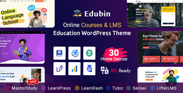 Edubin v8.14.4 - Education LMS WordPress Theme