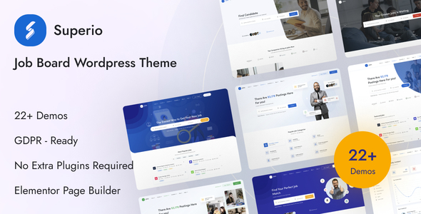 Superio v1.2.37 – Job Board WordPress Theme